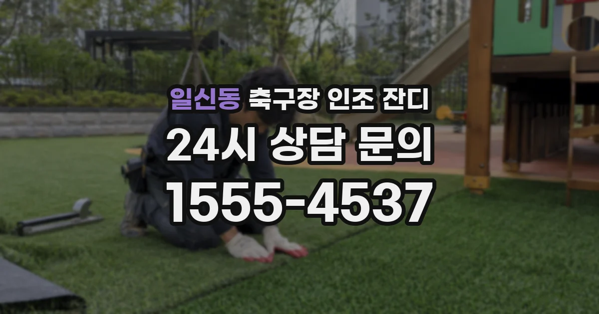 일신동 축구장 인조 잔디