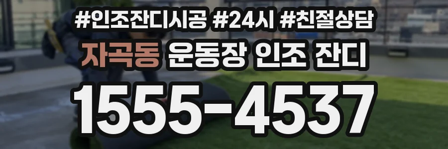 자곡동 운동장 인조 잔디