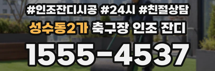 성수동2가 축구장 인조 잔디