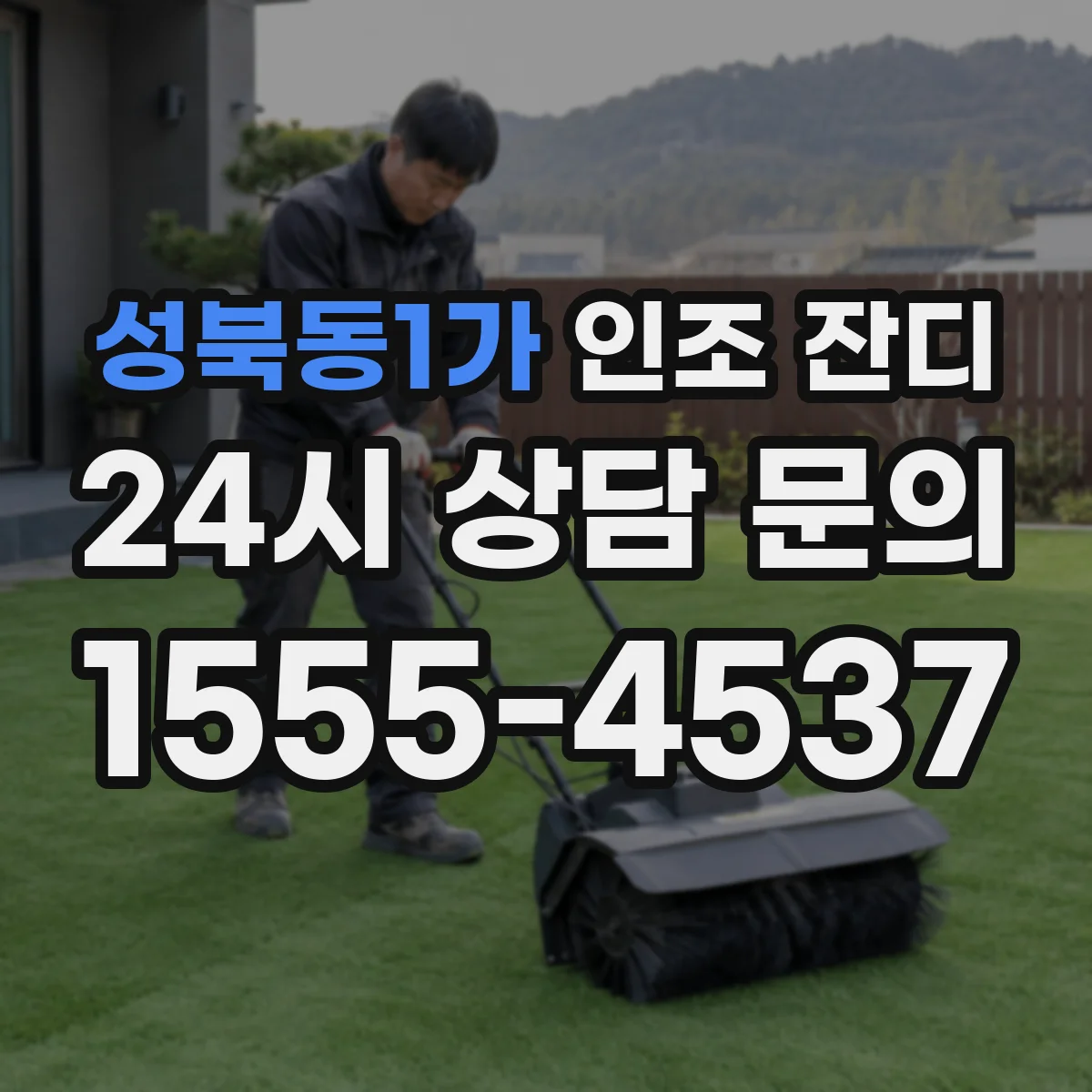 성북동1가 인조 잔디