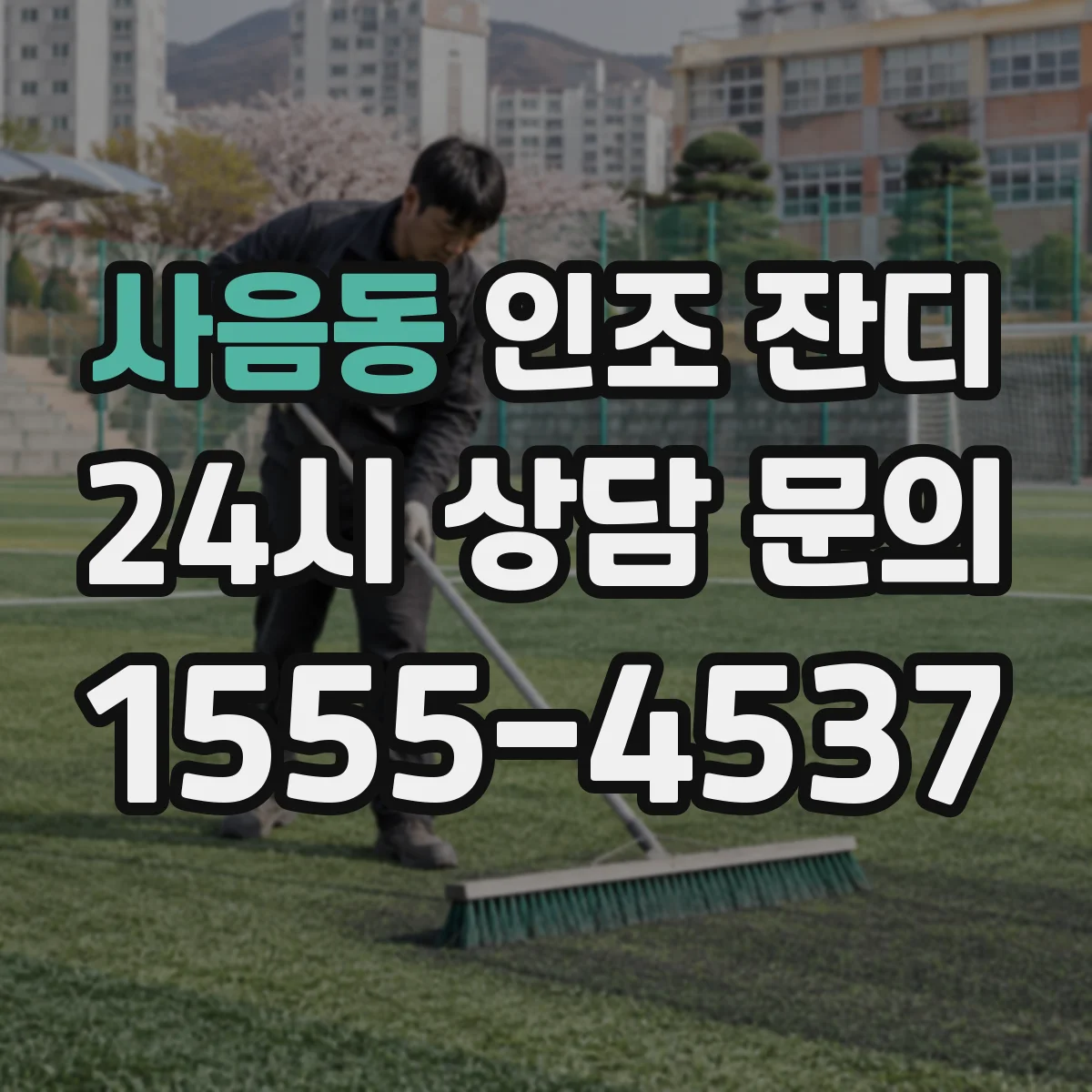 사음동 인조 잔디