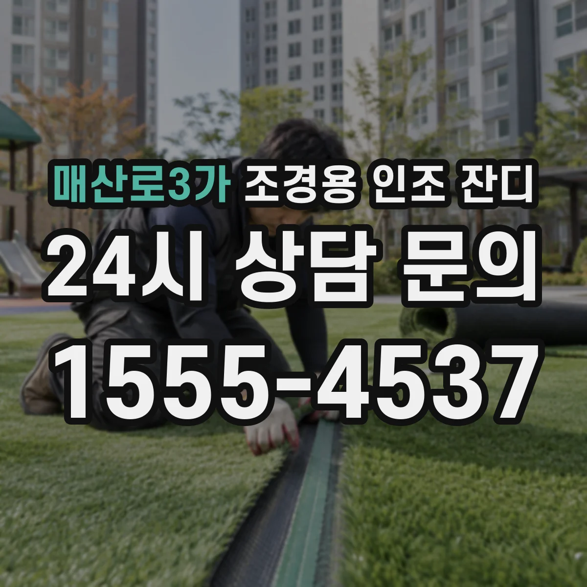 매산로3가 조경용 인조 잔디