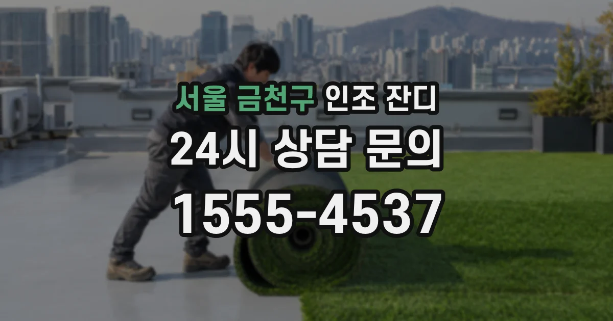 서울 금천구 인조 잔디