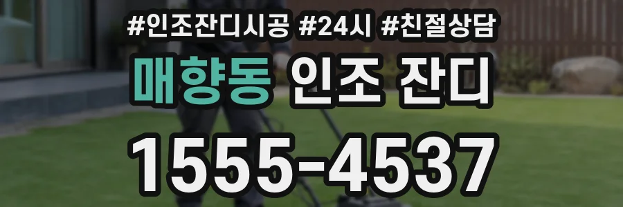 매향동 인조 잔디