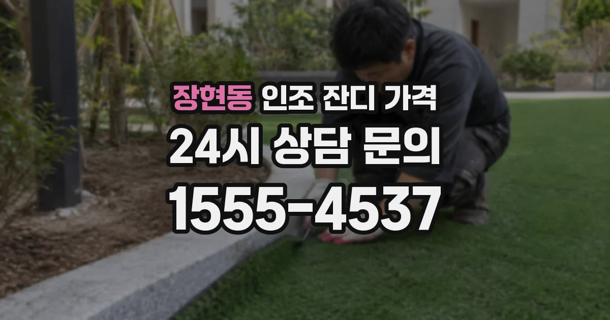 장현동 인조 잔디 가격