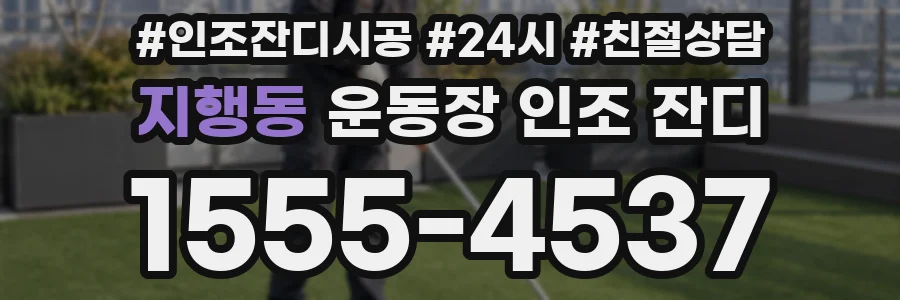 지행동 운동장 인조 잔디