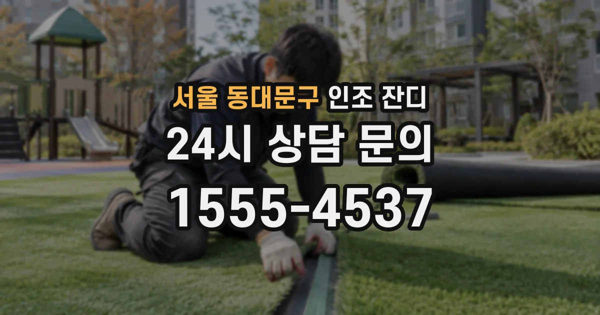 서울 동대문구 인조 잔디
