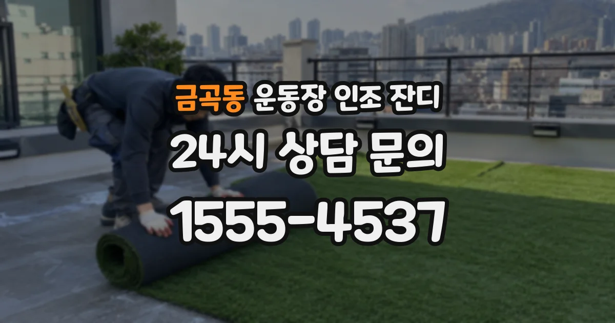 금곡동 운동장 인조 잔디