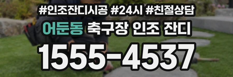 어둔동 축구장 인조 잔디