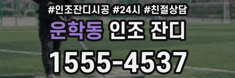 운학동 인조 잔디