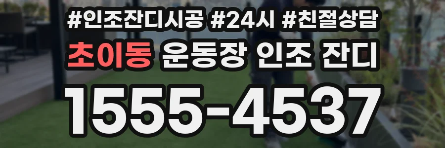 초이동 운동장 인조 잔디