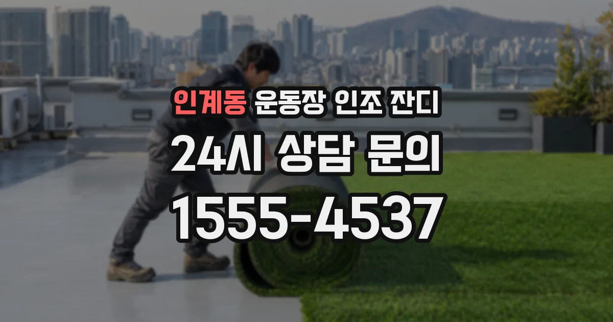 인계동 운동장 인조 잔디