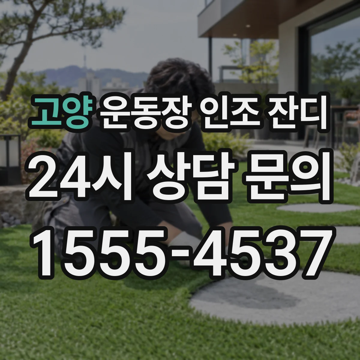고양 운동장 인조 잔디