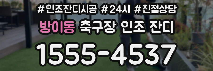방이동 축구장 인조 잔디