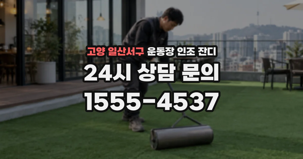 고양 일산서구 운동장 인조 잔디