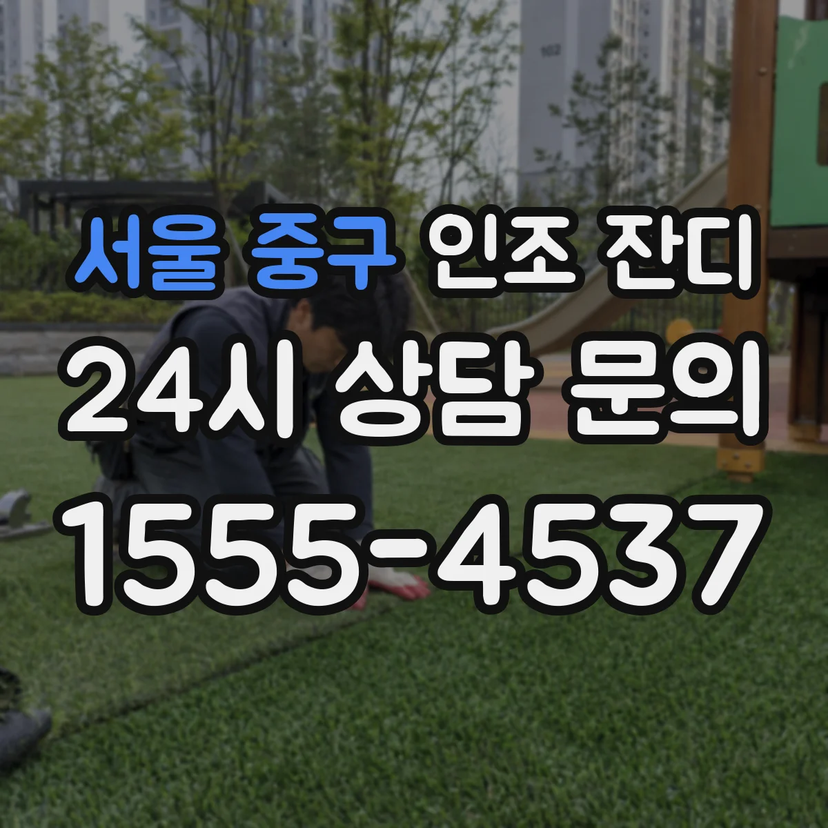 서울 중구 인조 잔디