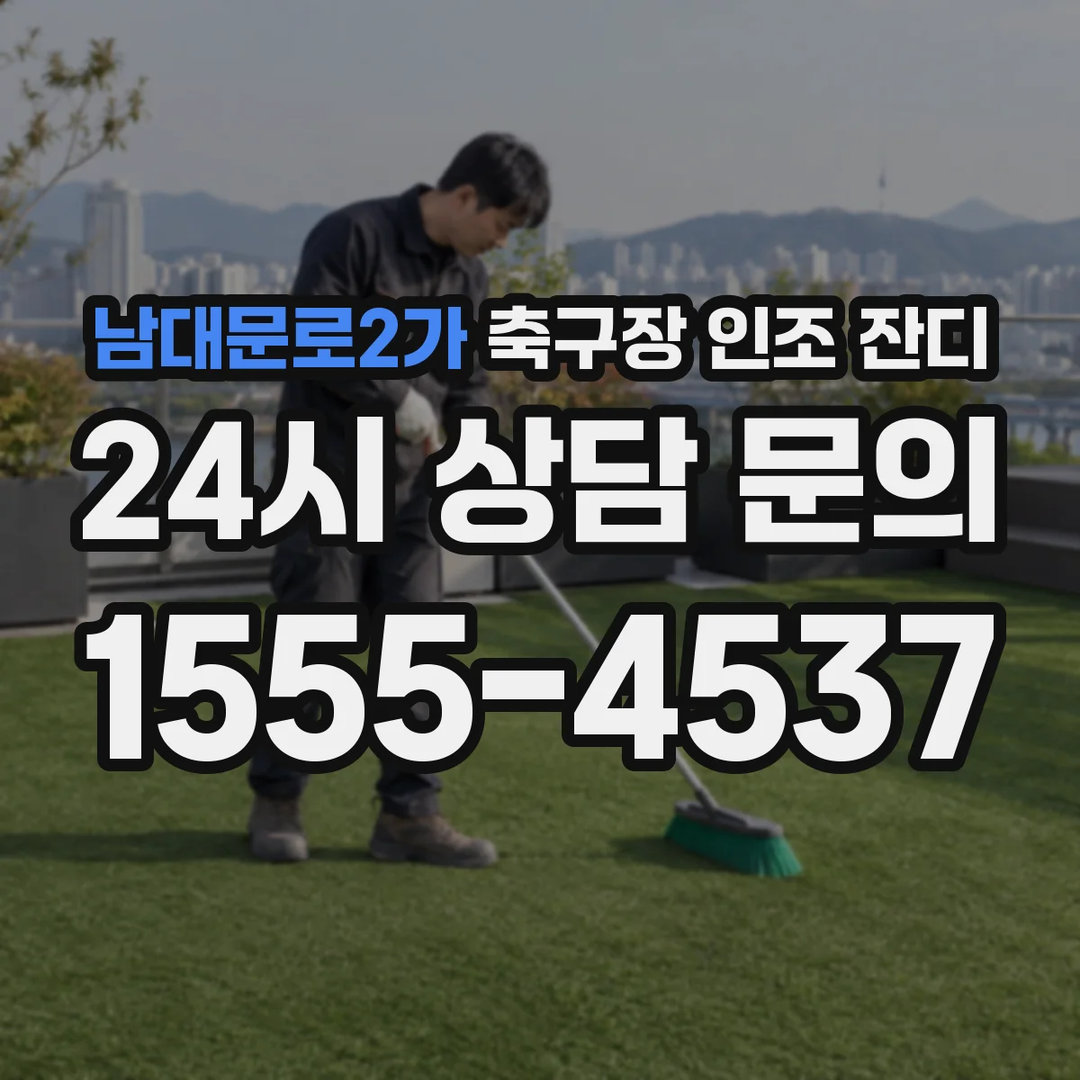 남대문로2가 축구장 인조 잔디