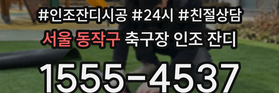 서울 동작구 축구장 인조 잔디