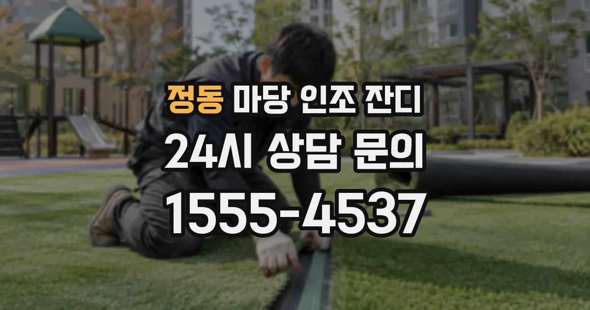 정동 마당 인조 잔디