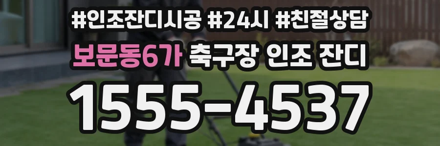 보문동6가 축구장 인조 잔디