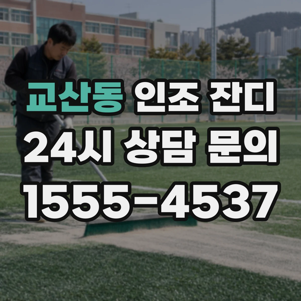 교산동 인조 잔디