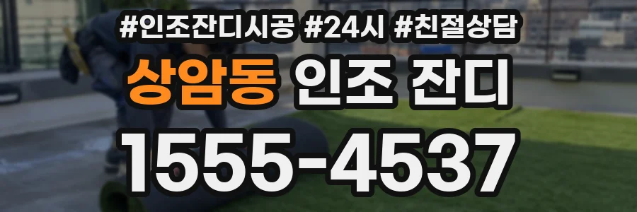 상암동 인조 잔디