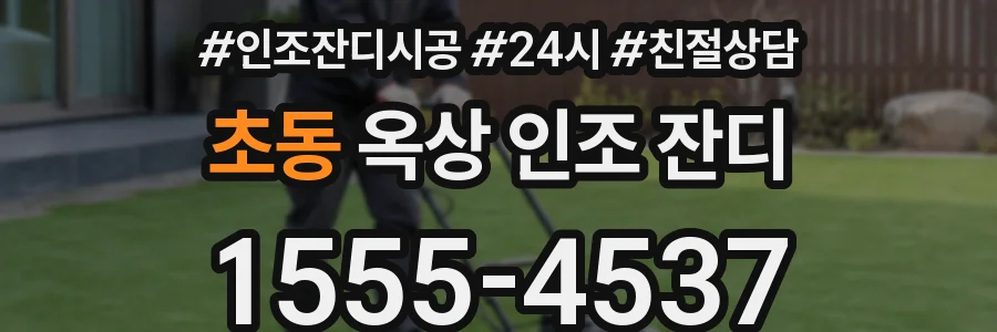 초동 옥상 인조 잔디