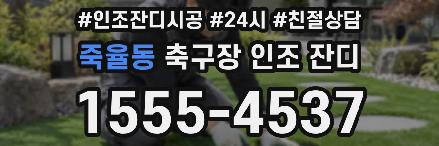 죽율동 축구장 인조 잔디