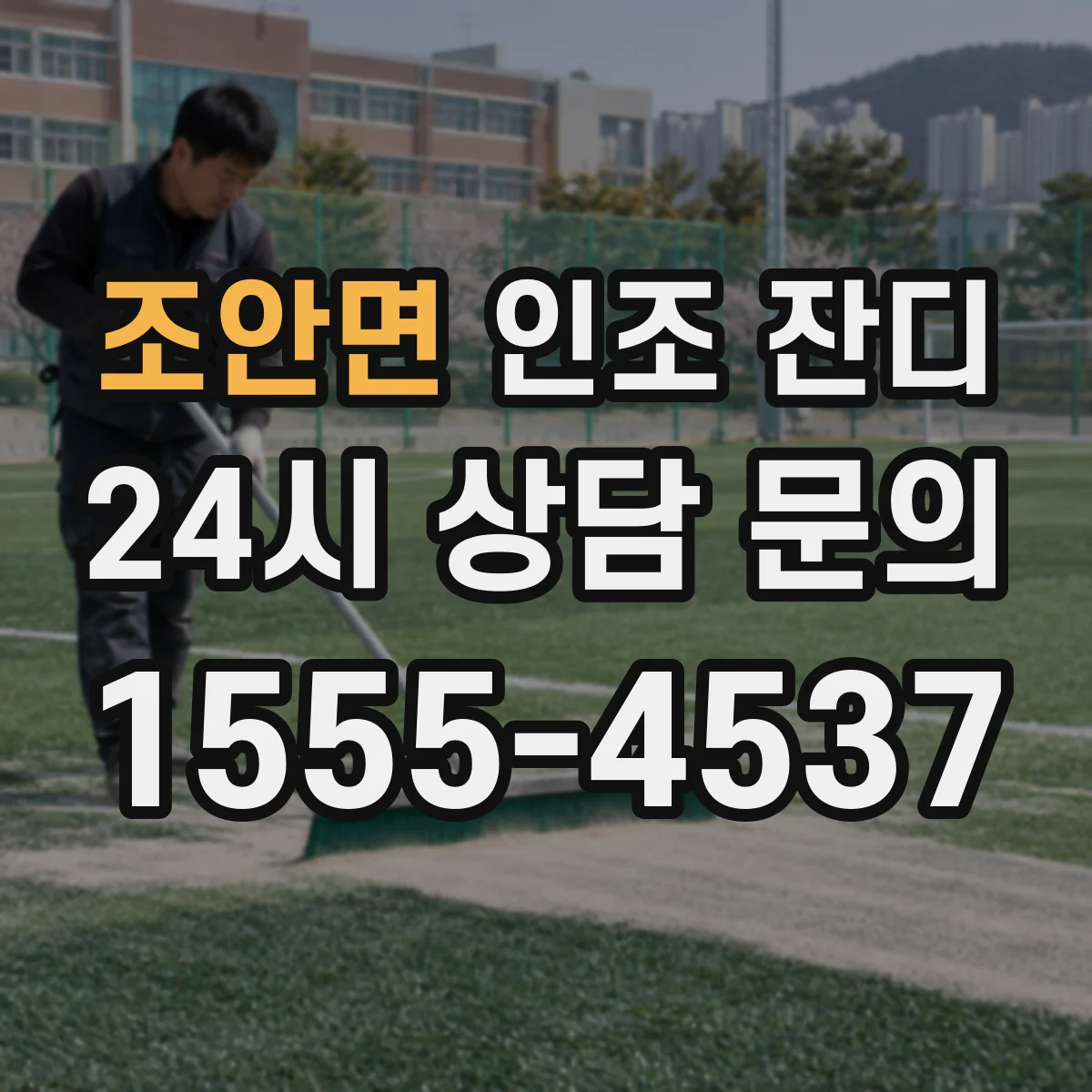 조안면 인조 잔디