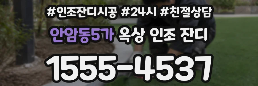 안암동5가 옥상 인조 잔디