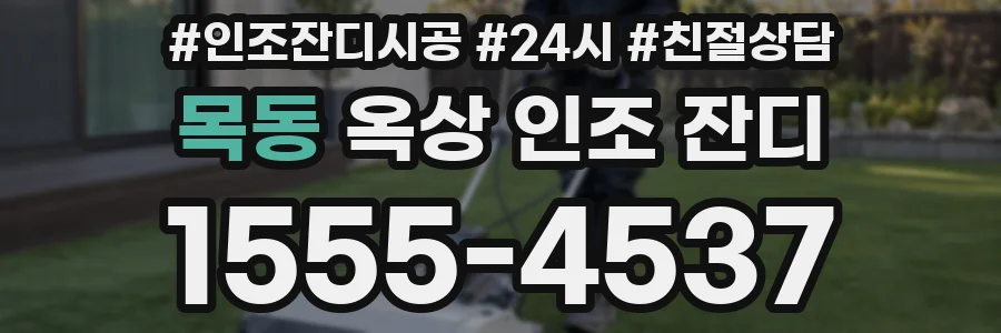 목동 옥상 인조 잔디
