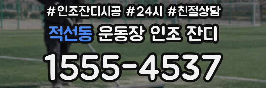 적선동 운동장 인조 잔디
