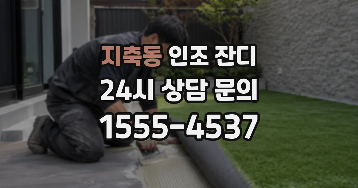 지축동 인조 잔디