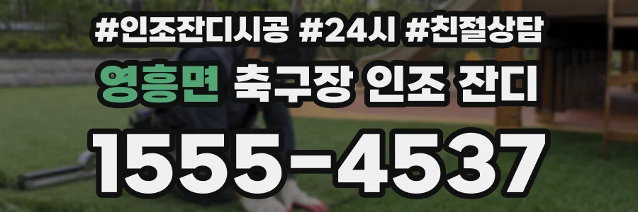 영흥면 축구장 인조 잔디