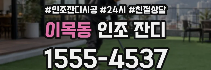 이목동 인조 잔디