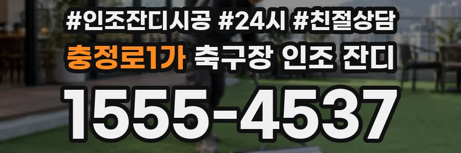 충정로1가 축구장 인조 잔디