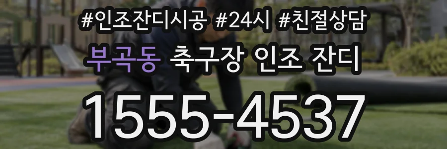 부곡동 축구장 인조 잔디
