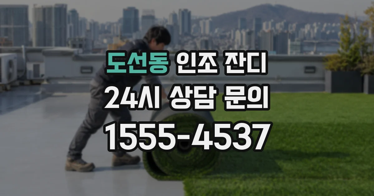 도선동 인조 잔디