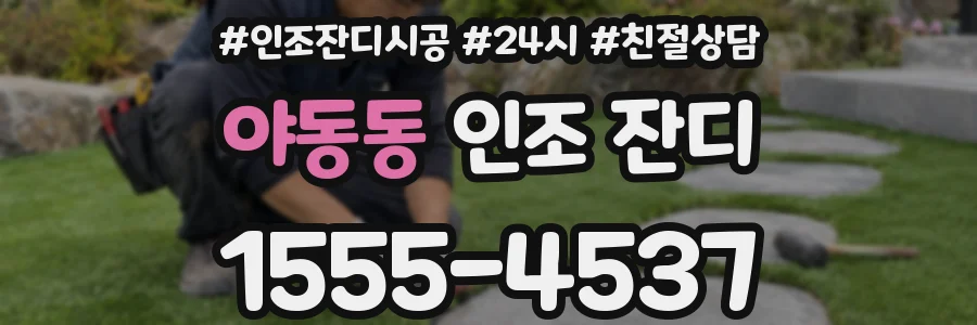 야동동 인조 잔디