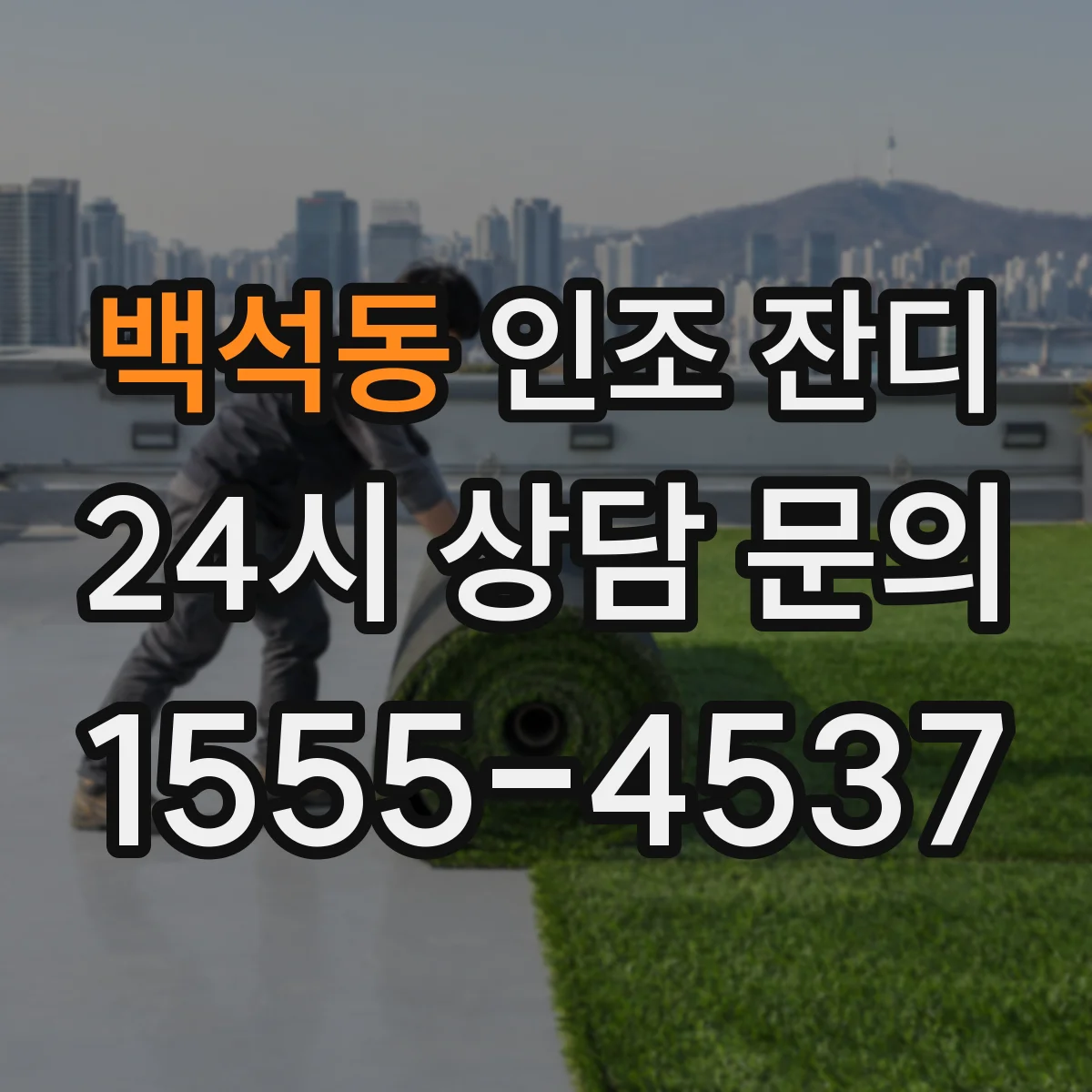 백석동 인조 잔디