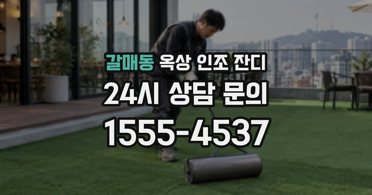 갈매동 옥상 인조 잔디