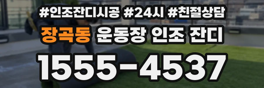 장곡동 운동장 인조 잔디