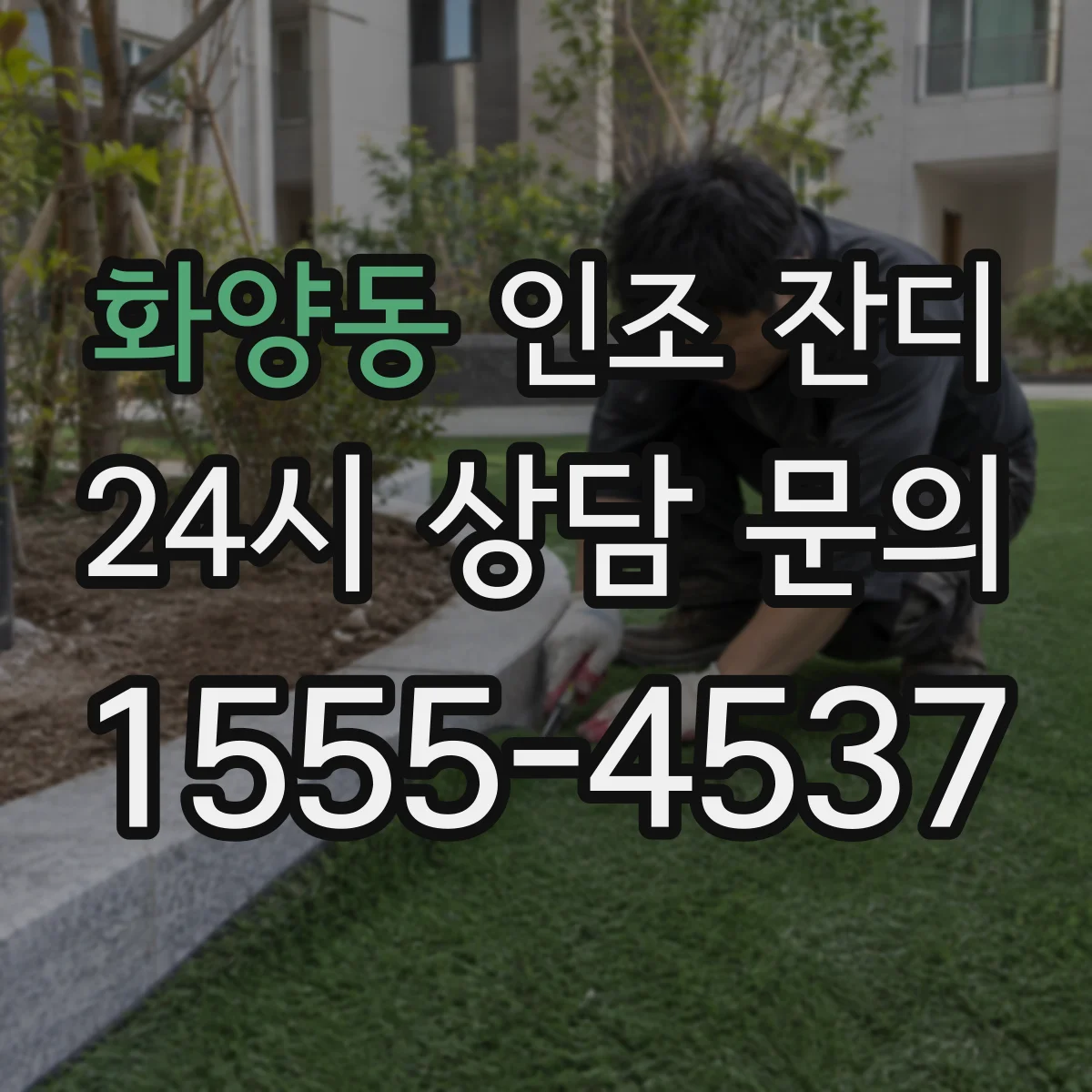 화양동 인조 잔디