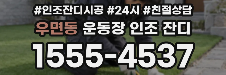 우면동 운동장 인조 잔디