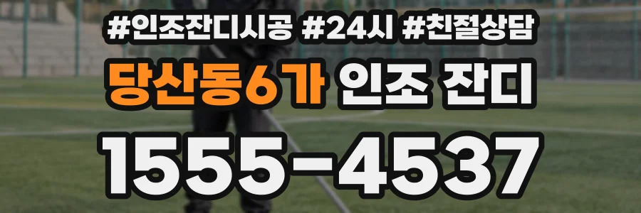당산동6가 인조 잔디