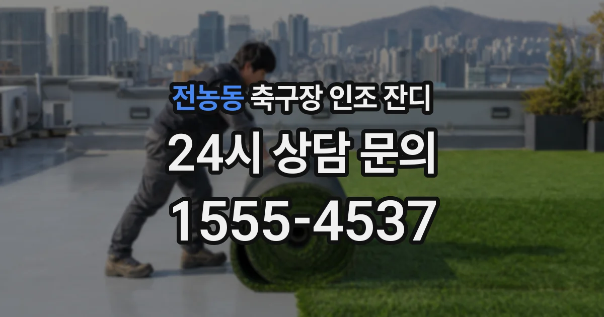 전농동 축구장 인조 잔디