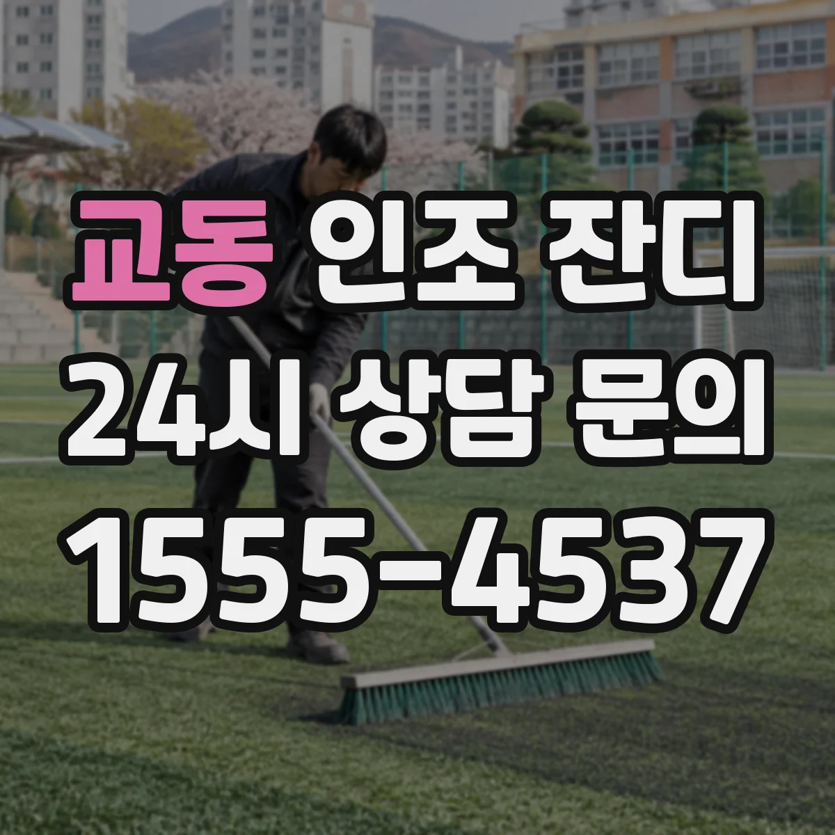 교동 인조 잔디