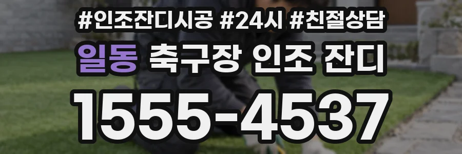 일동 축구장 인조 잔디
