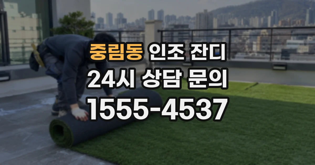 중림동 인조 잔디