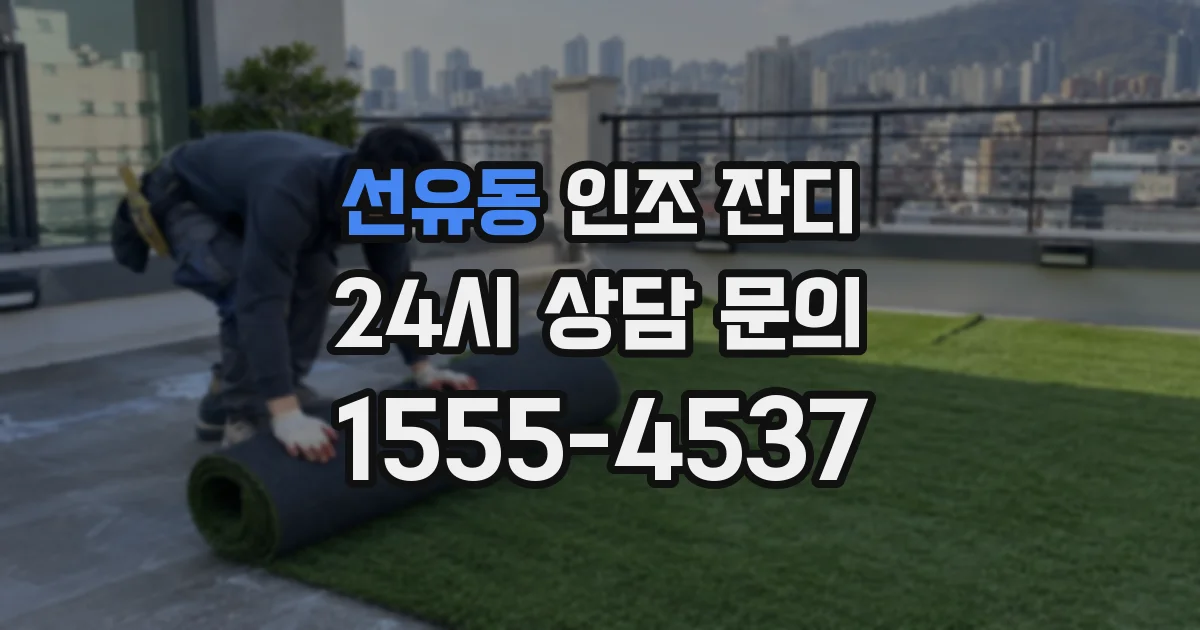 선유동 인조 잔디